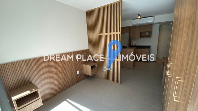 Descubra este apartamento studio incrível, esse apartamento é perfeito para você, com móveis de excelente qualidade e um toque de modernidade